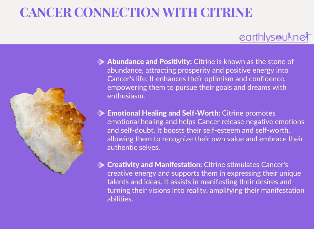 Citrine for cancer zodiac: abundance, emotional healing, and creativity