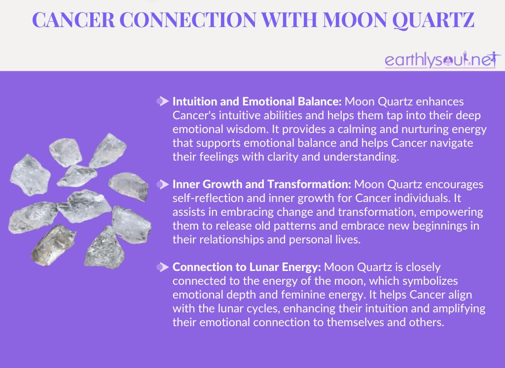 Moon quartz for cancer: intuition, emotional balance, and connection to lunar energy