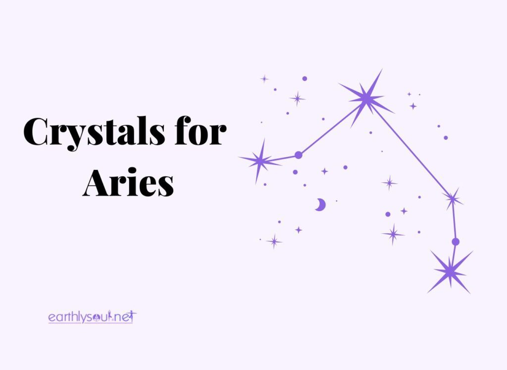 Crystal for aries and aries zodiac sign