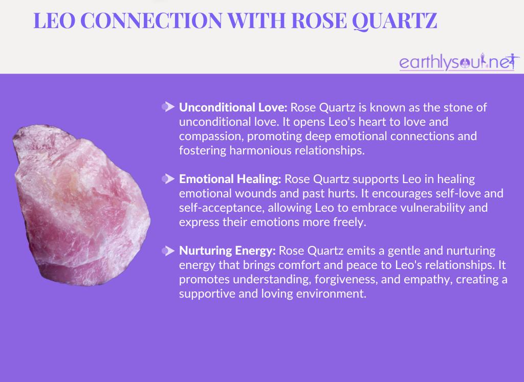 Rose quartz for leo: unconditional love, emotional healing, nurturing energy