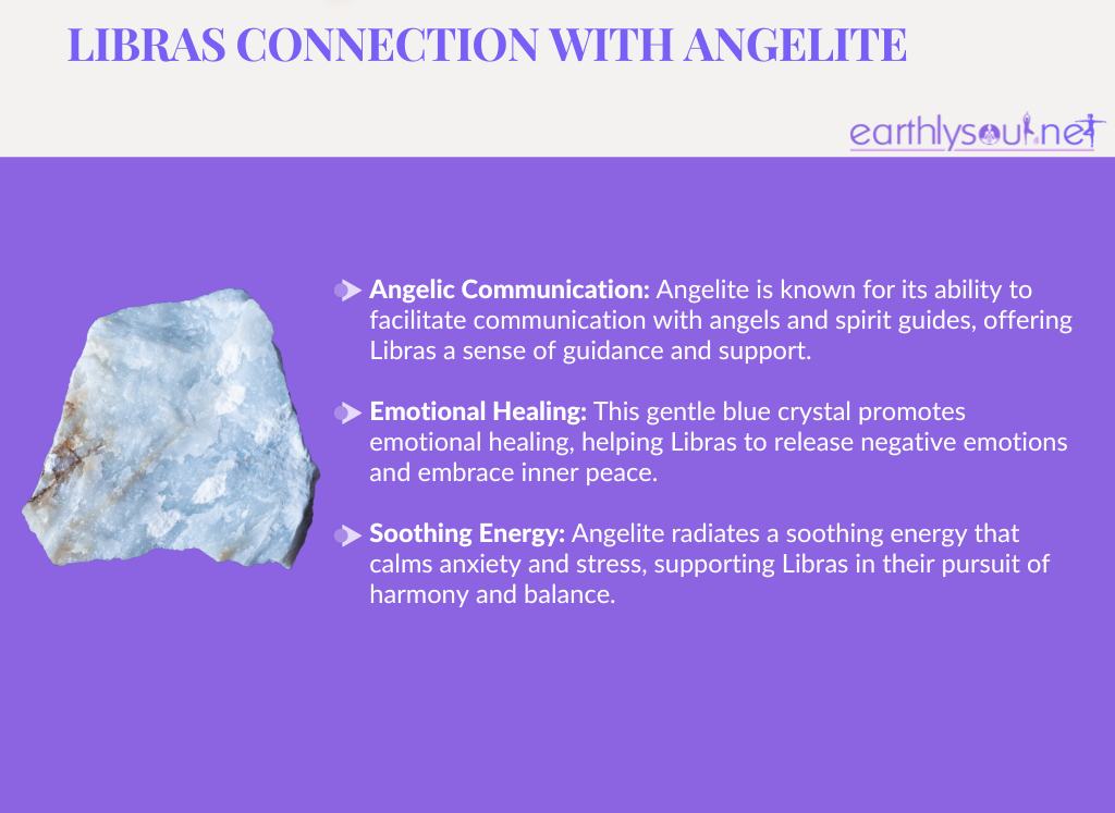 Angelite for libras: angelic communication, emotional healing, and soothing energy