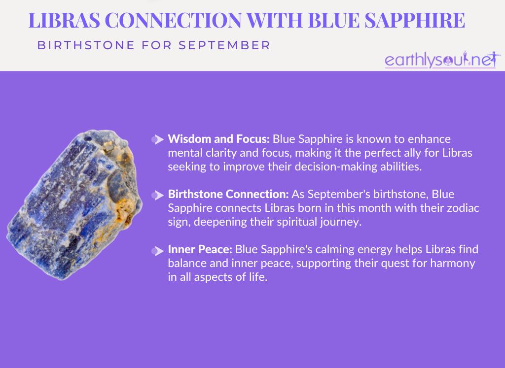 Blue sapphire for libras: wisdom, focus, birthstone connection, and inner peace
