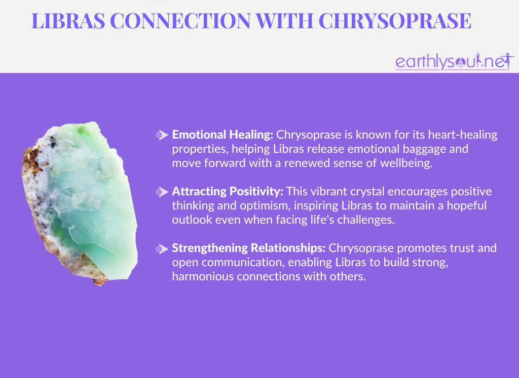 Chrysoprase for libras: emotional healing, attracting positivity, and strengthening relationships