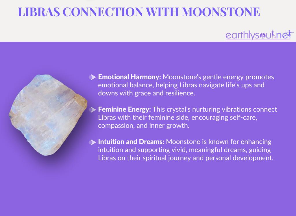 Moonstone for libras: emotional harmony, feminine energy, and intuition and dreams