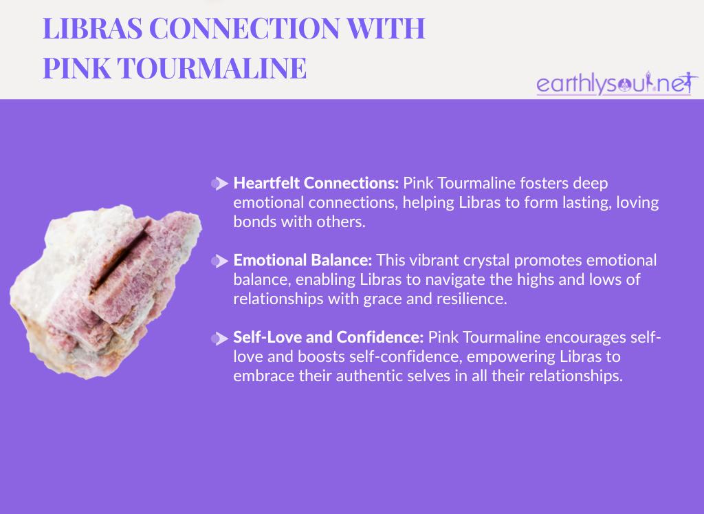 Pink tourmaline for libras: heartfelt connections, emotional balance, and self-love and confidence