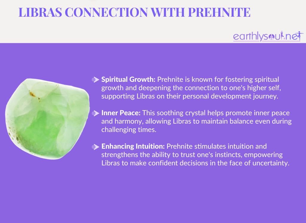 Prehnite for libras: spiritual growth, inner peace, and enhancing intuition