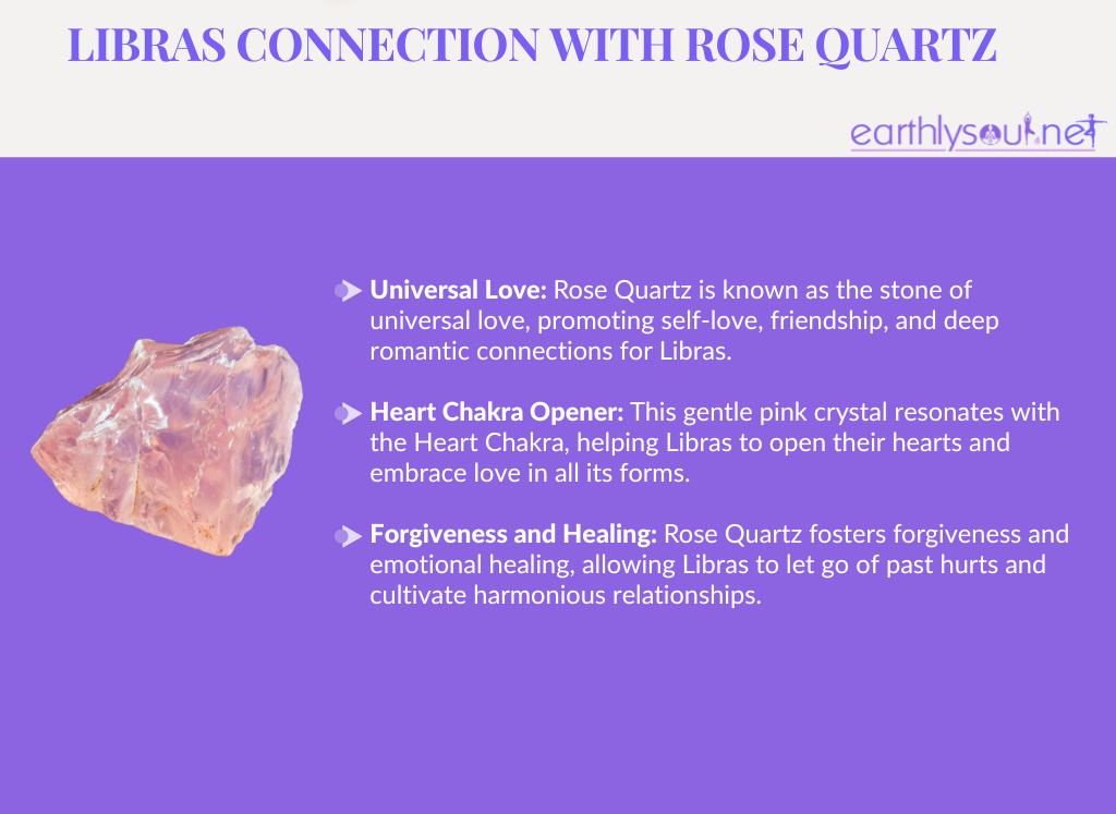 Rose quartz for libras: universal love, heart chakra opener, and forgiveness and healing