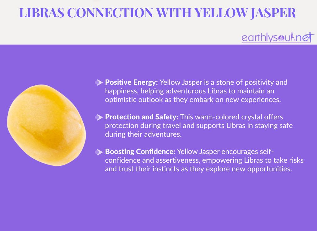 Yellow jasper for adventurous libras: positive energy, protection and safety, and boosting confidence
