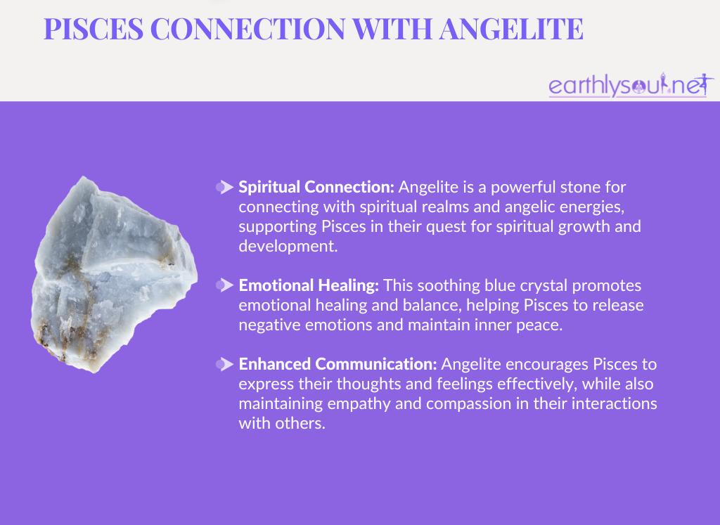 Angelite for pisces: spiritual connection, emotional healing, and enhanced communication