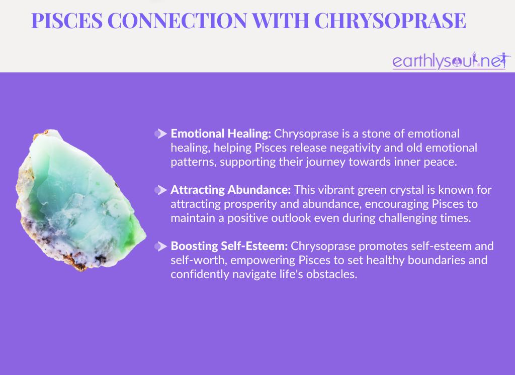 Chrysoprase for pisces: emotional healing, attracting abundance, and boosting self-esteem