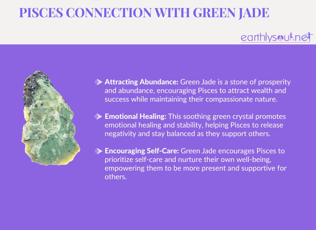 Green jade for pisces: attracting abundance, emotional healing, and encouraging self-care