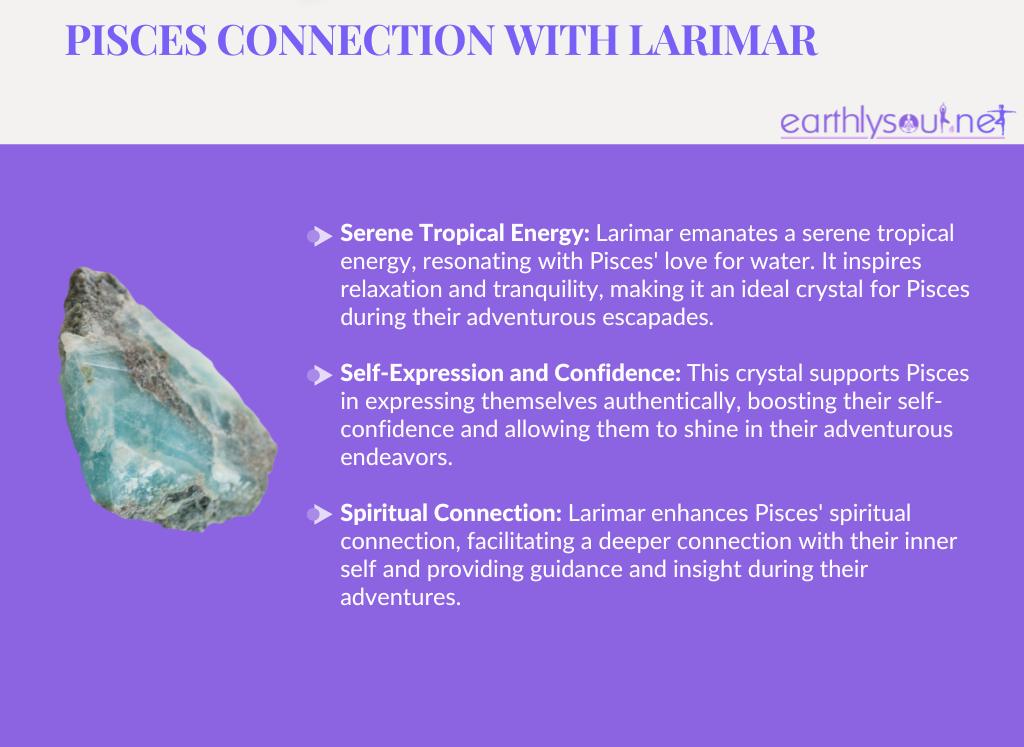Larimar for the adventurous pisces: serene energy, self-expression, and spiritual connection