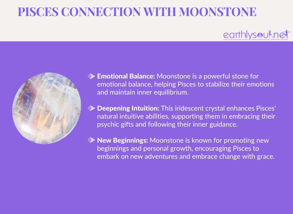 Moonstone for pisces: emotional balance, deepening intuition, and new beginnings