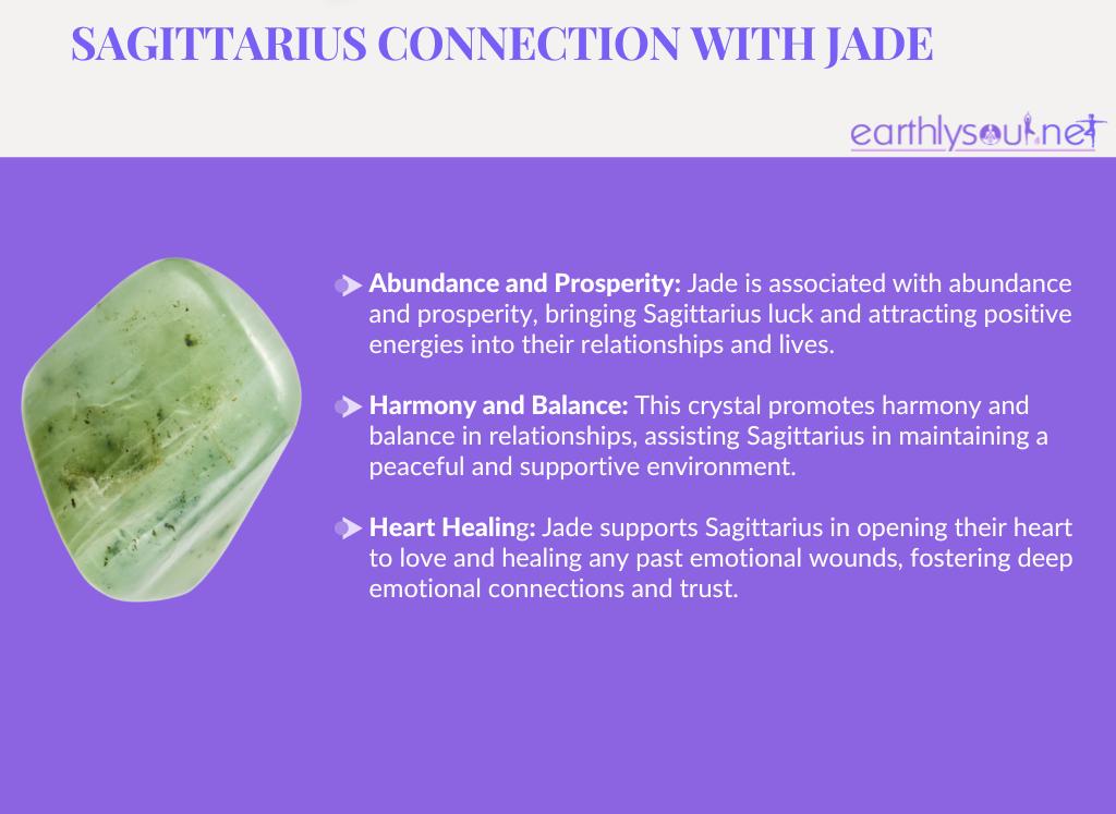 Jade for sagittarius: abundance and prosperity, harmony and balance, and heart healing