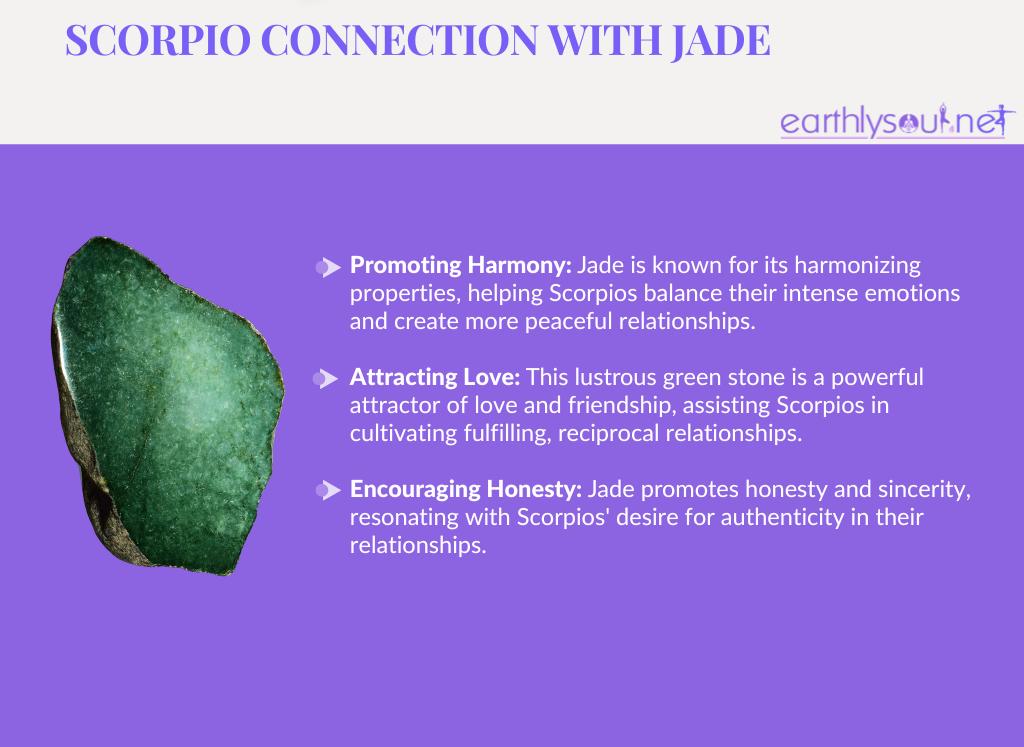 Jade for scorpios: promoting harmony, attracting love, and encouraging honesty