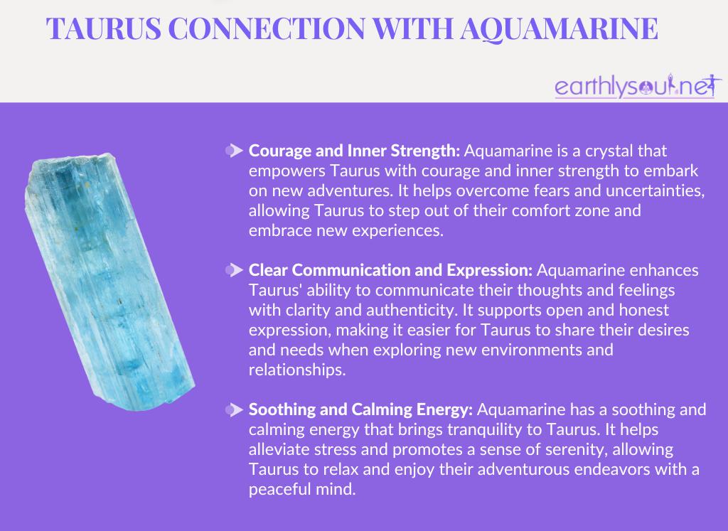 Aquamarine for taurus: courage, communication, and tranquility