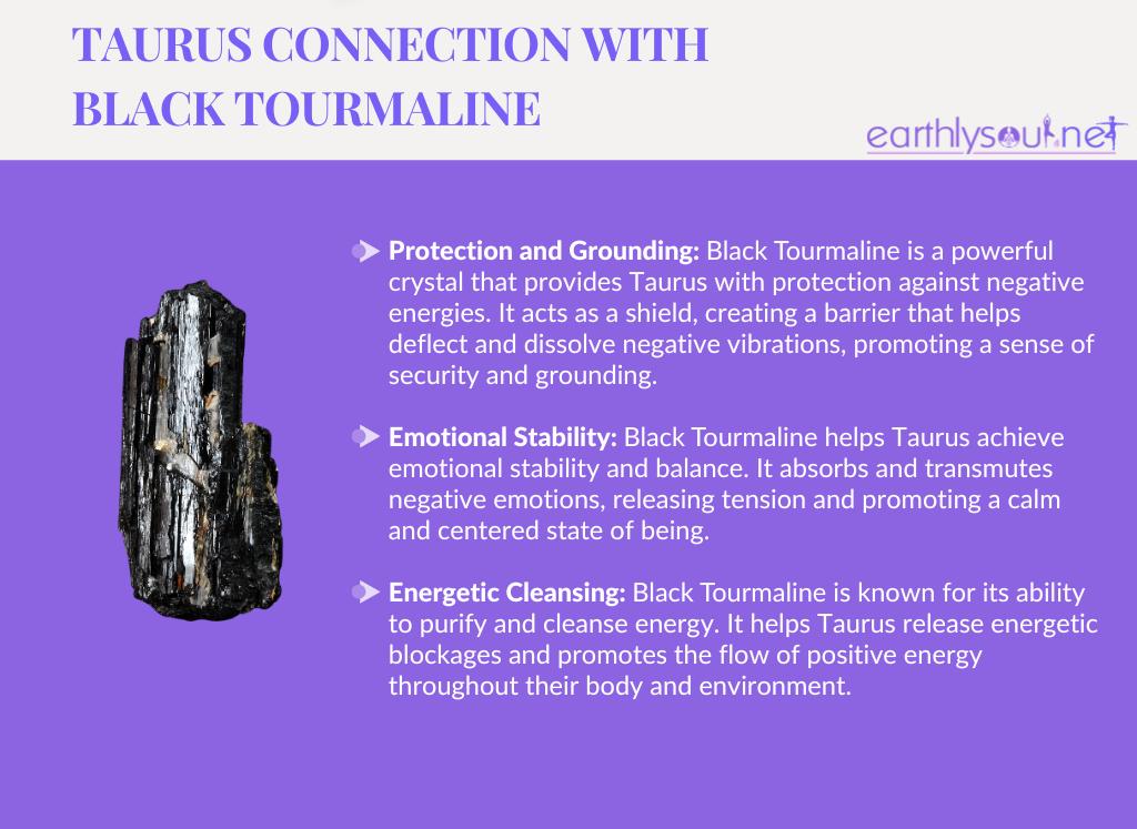 Black tourmaline for taurus: protection, emotional stability, and energetic cleansing