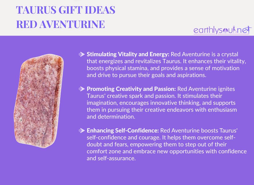 Red aventurine for taurus: vitality, creativity, and self-confidence