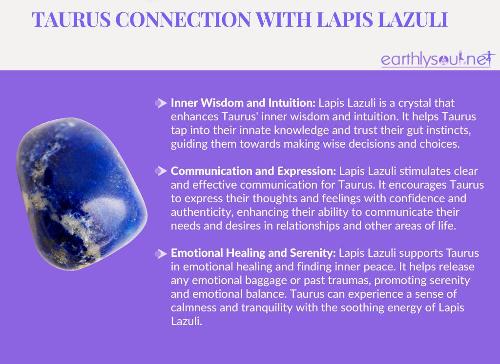 Lapis lazuli for taurus: intuition, communication, and emotional healing