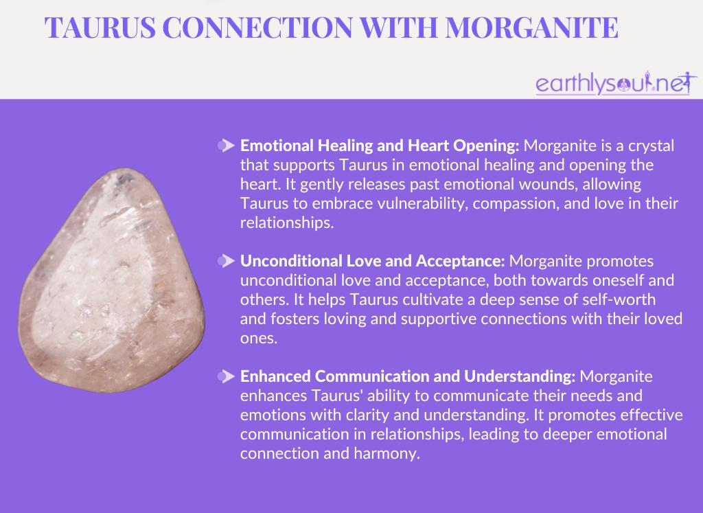 Morganite for taurus: emotional healing, unconditional love, and enhanced communication