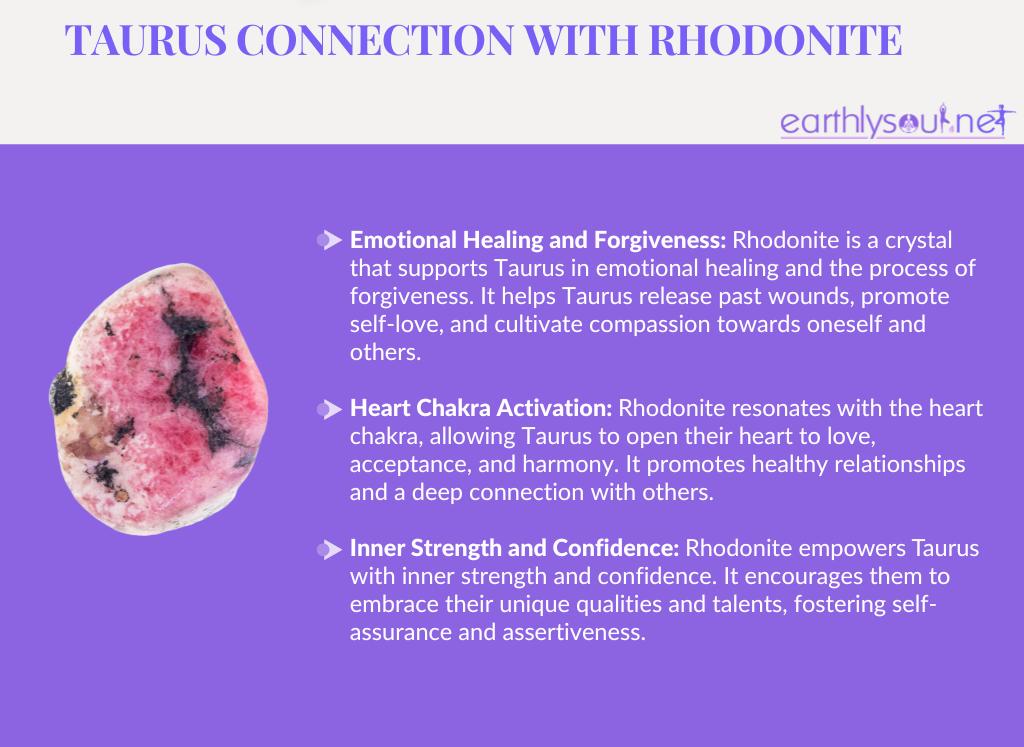 Rhodonite for taurus: emotional healing, heart activation, and inner strength