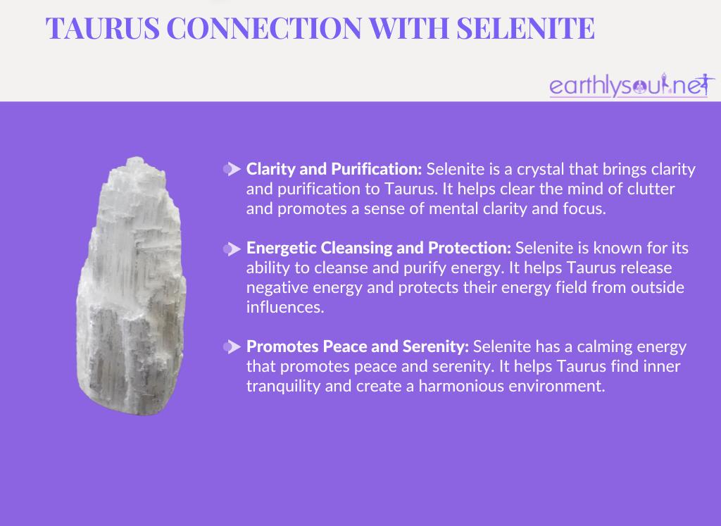 Selenite for taurus: clarity, purification, and serenity