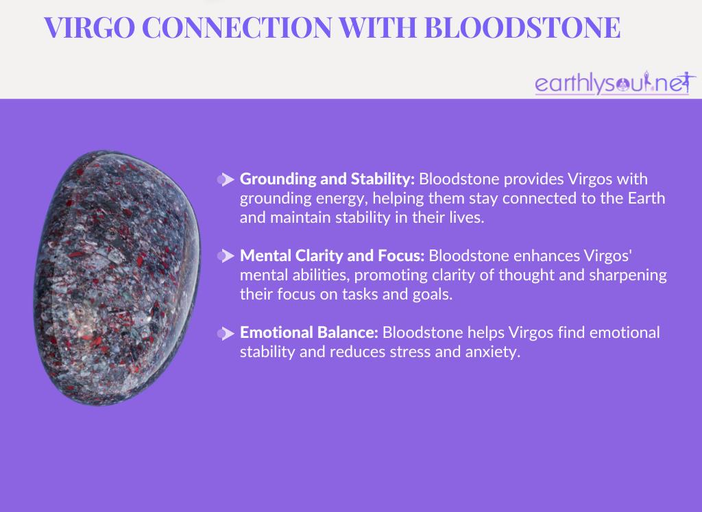 Bloodstone for virgos: grounding, mental clarity, and emotional balance