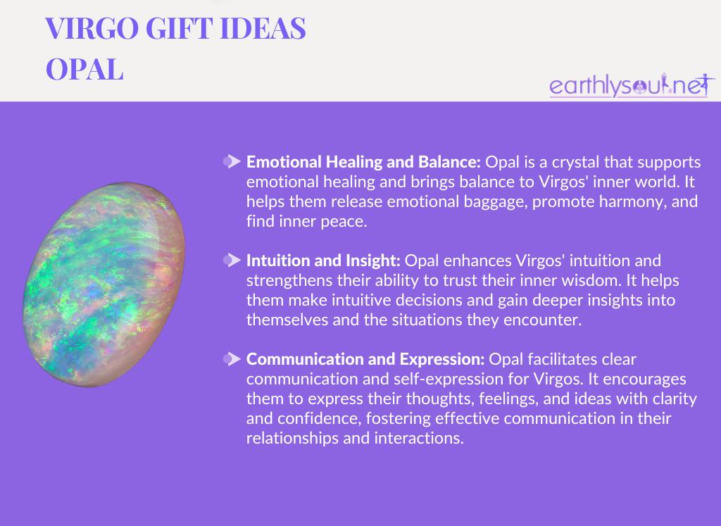 Opal for virgos: emotional healing, intuition, and communication