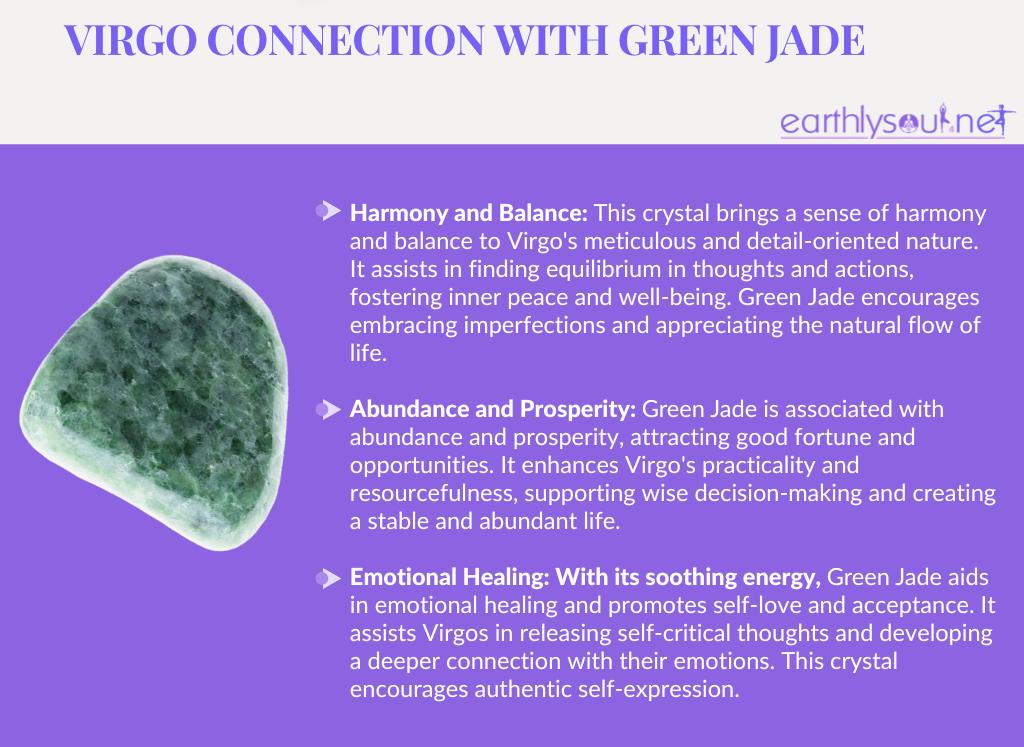 Green jade for virgo: harmony, abundance, and emotional healing