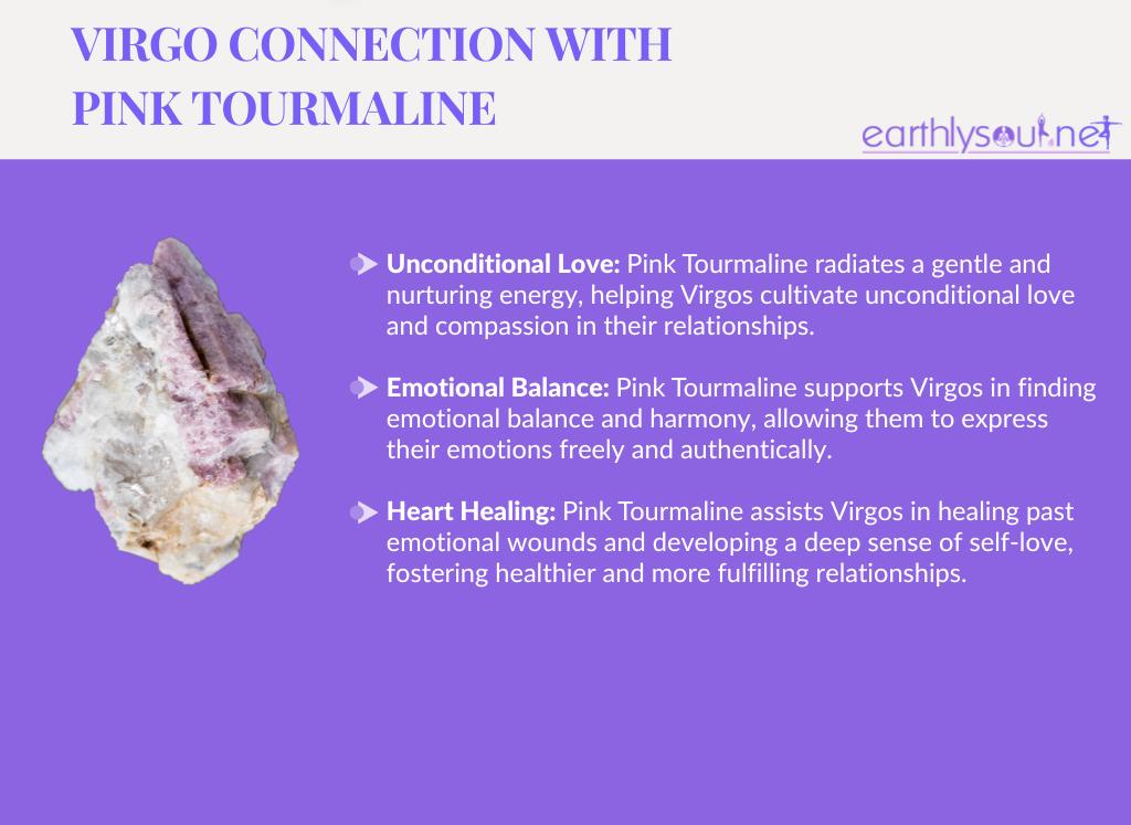 Pink tourmaline for virgos: unconditional love, emotional balance, and heart healing