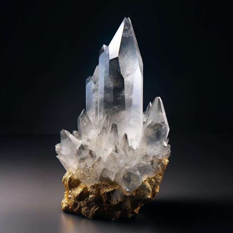 Clear-quartz-crystal-dark-background-natural-light