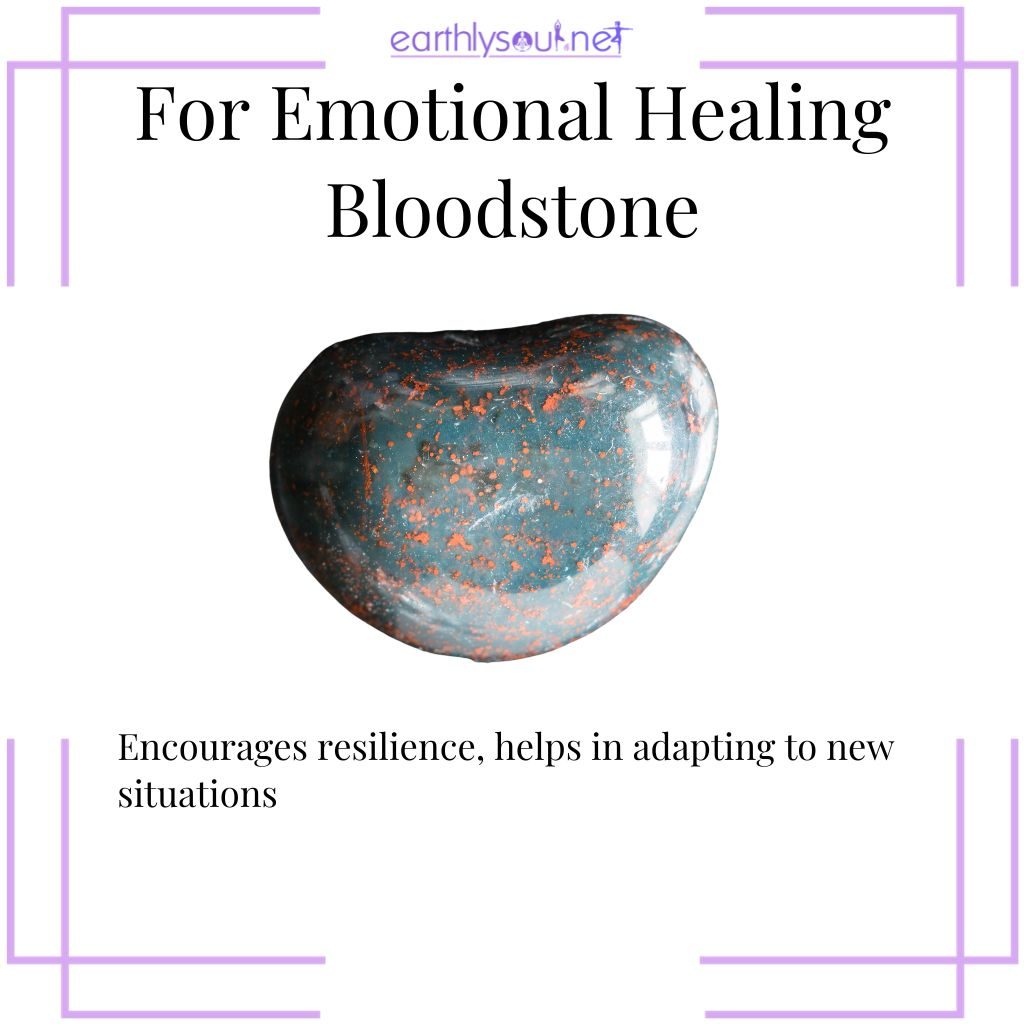 Bloodstone for resilience and adaptability in healing