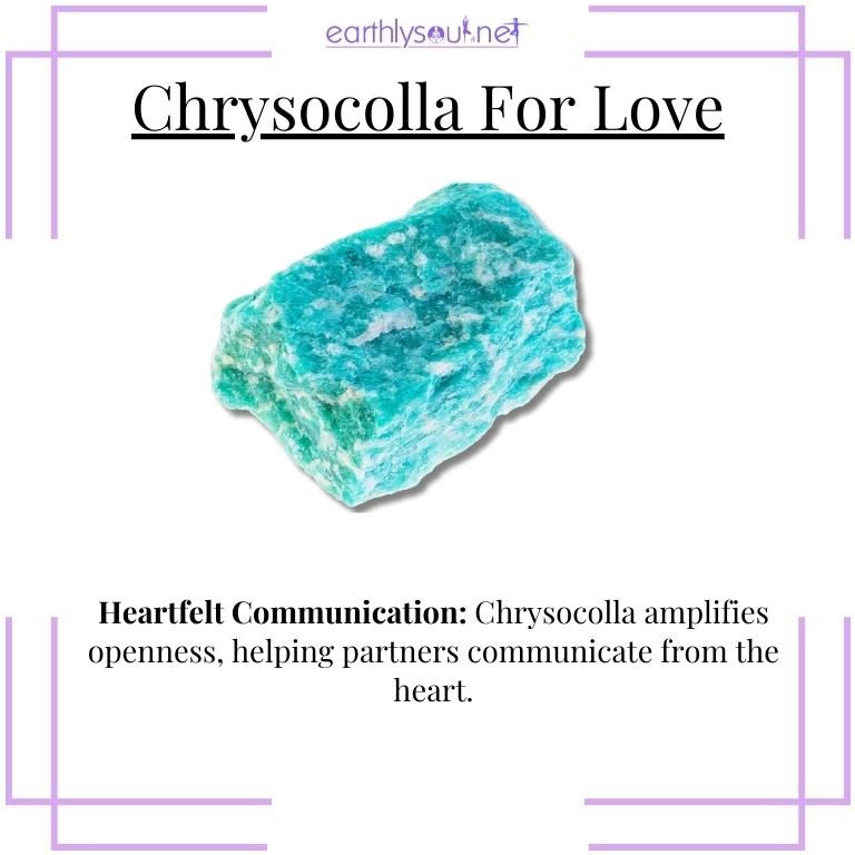 Chrysocolla key to heartfelt communication