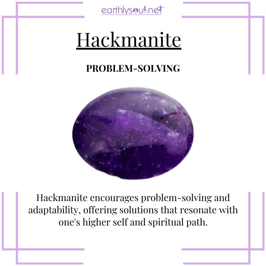 Hackmanite for intuitive problem-solving and adaptability
