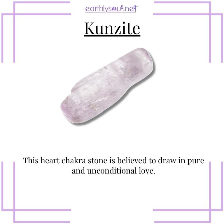 Kunzite for pure love attraction