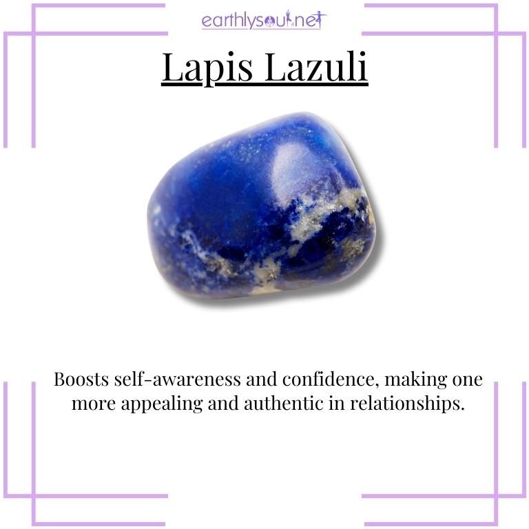 Lapis lazuli for authenticity in love