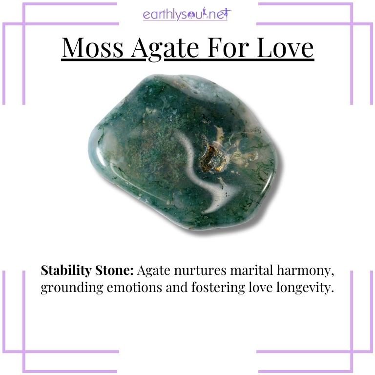 Agate stability stone for marital harmony