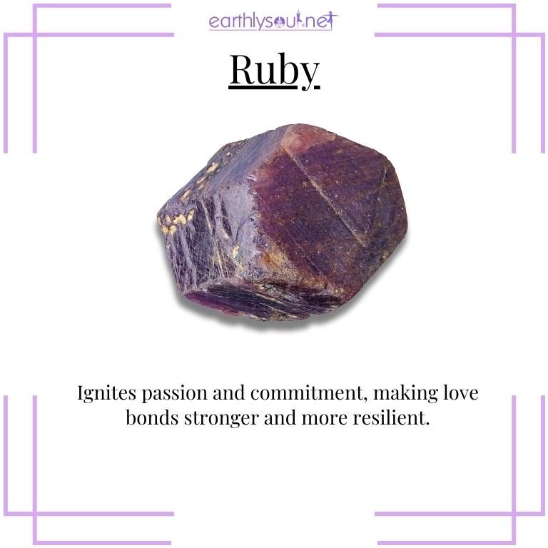 Ruby for resilient love bonds