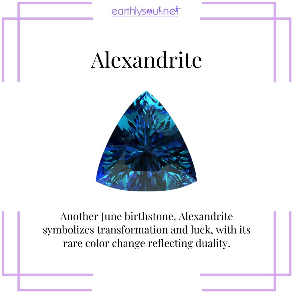 Alexandrite for transformation and luck
