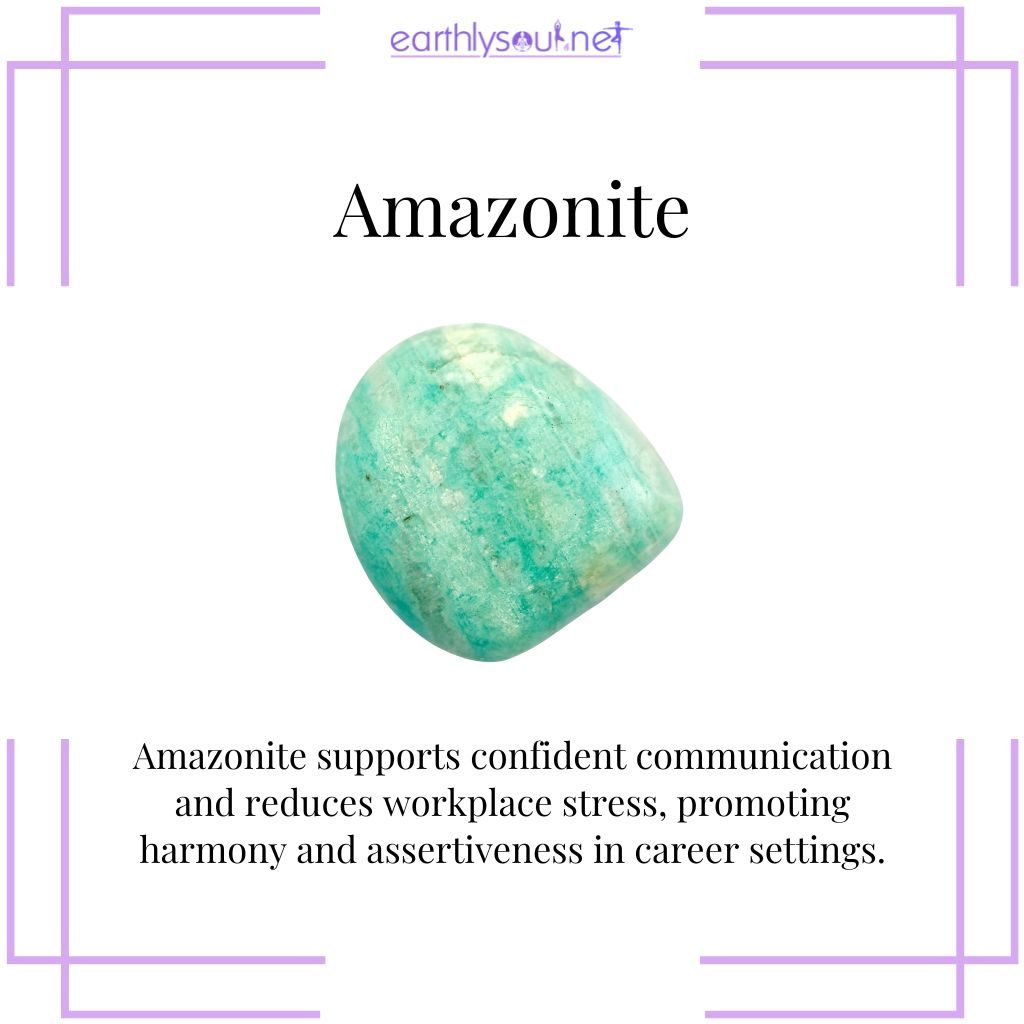 Amazonite for communication and balance