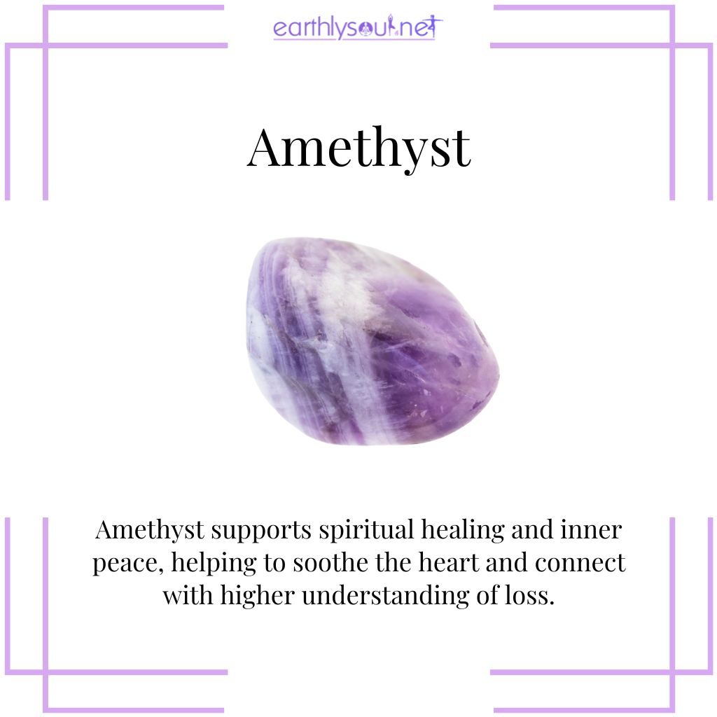 Amethyst for spiritual comfort