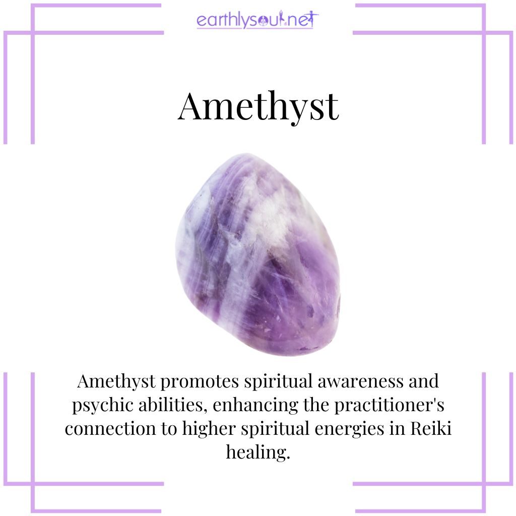 Amethyst for spiritual Reiki healing