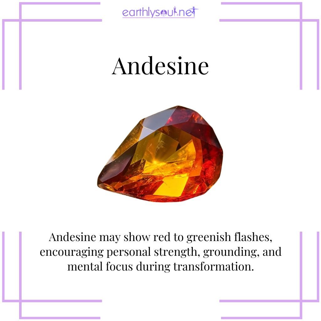 Andesine for focus and transformation