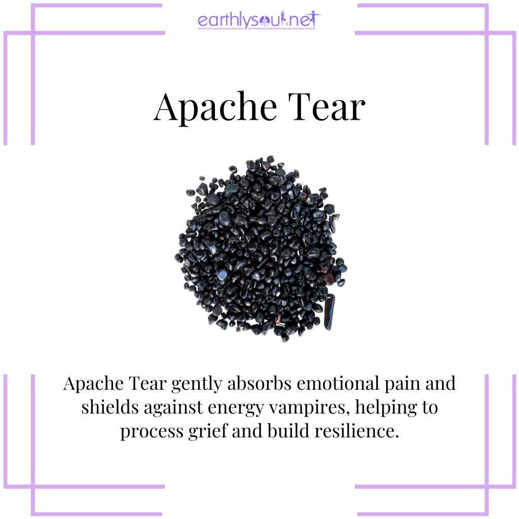 Apache tear for emotional shielding