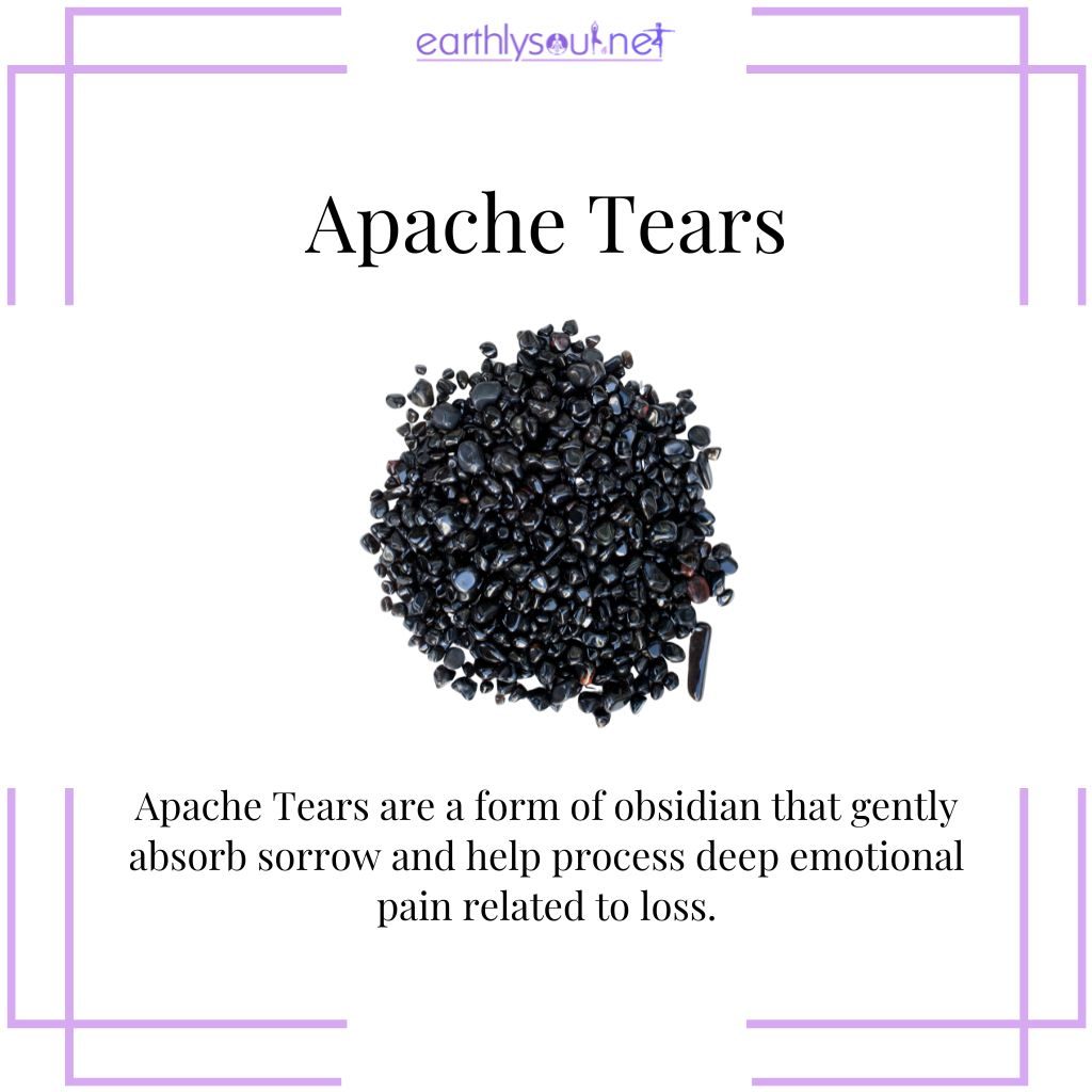 Apache tears for grief and comfort