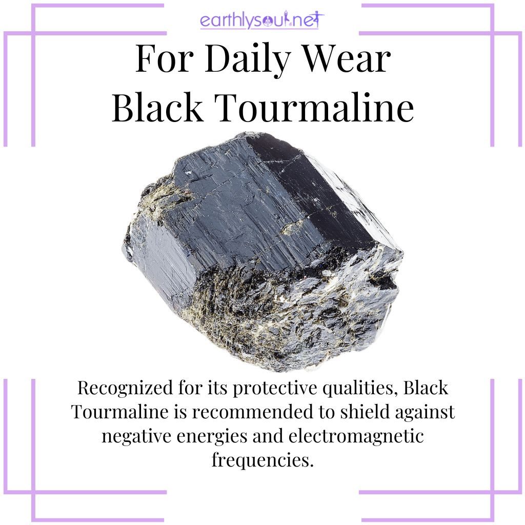Black tourmaline for protection
