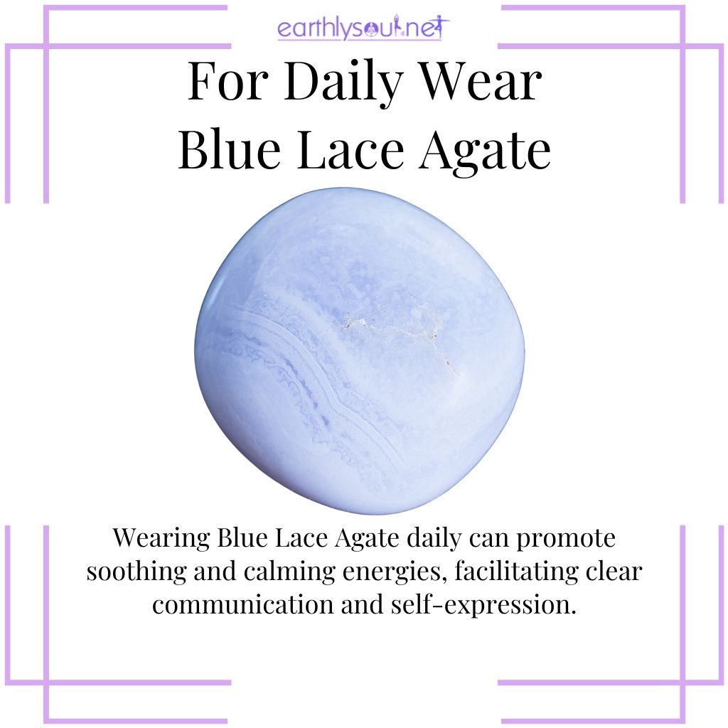 Blue Lace Agate for calm communication