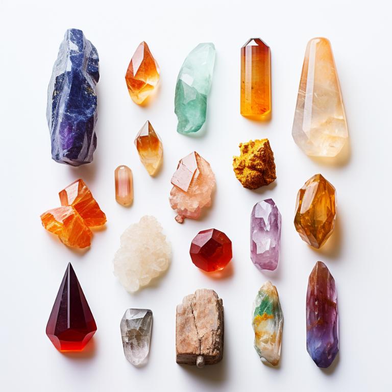 Image of bright healing crystals