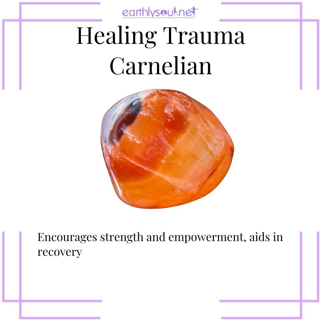 Carnelian for empowerment and resilience in healing