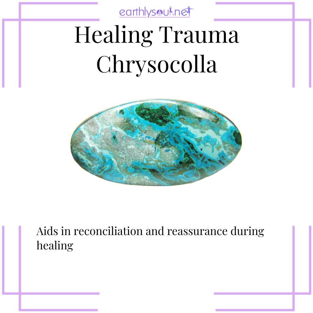 Chrysocolla for reassurance and emotional healing